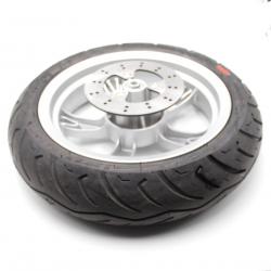 Roue avant Peugeot Kisbee complete comme neuve