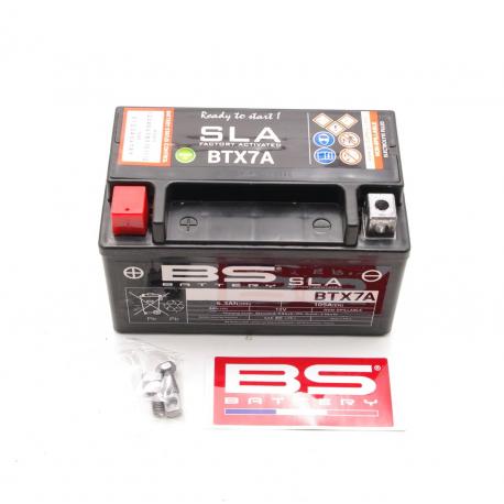 Batterie scooter Chinois BS YTX7A - BTX7A-SLA 12 volts 6.3 Ah