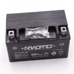 Batterie Kyoto GTX7A-BS SLA (YTX7A-BS) Prête à l'Emploi 12V 6Ah