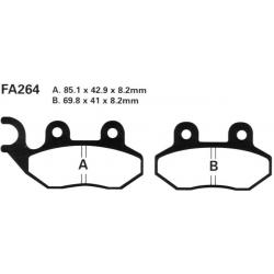 Plaquettes de freins EBC SFA264 SYM Orbit 2