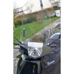 pare brise universel scooter Chinois gy6 - Peugeot Kisbee