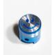 Bouchon de valve smiley alu anodise bleu