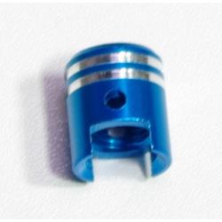 Bouchon de valve alu anodise bleu