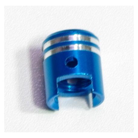 Bouchon de valve alu anodise bleu