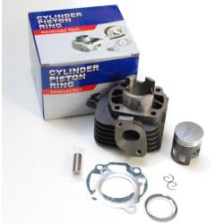 Kit cylindre 2T 50 cc, axe 12mm, haute qualite, avec piston au molybdene