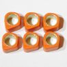 Galets racing polygonaux 8gr 16 x 13 mm